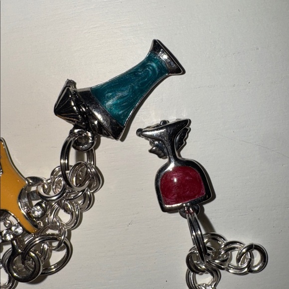 “Queen of Everything” Silver Tone Charm Bracelet with Colorful Charms - Picture 4 of 4